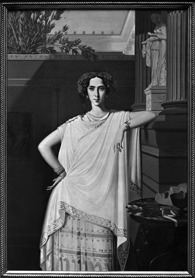 Tragedy or, Portrait of Rachel by Eugene Emmanuel Amaury Duval